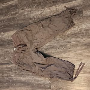 Womens cargo ankle pant